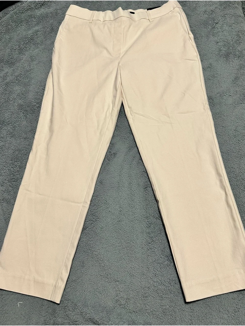 Jules & Leopold Cream Straight-Leg Chino Pants